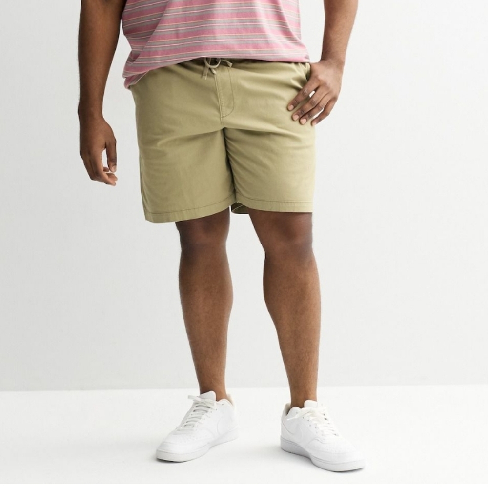 Sonoma Men's Khaki Flat Front Shorts